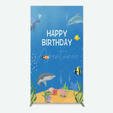 Aperturee Aperturee Undersea Shark Clownfish Birthday Rectangle Backdrop